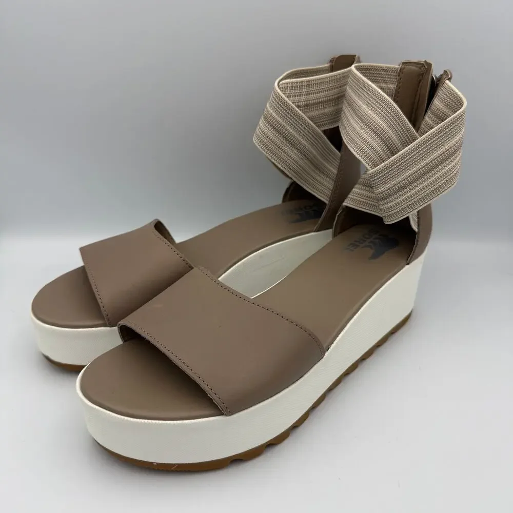 Sorel Cameron Flatform Platform Sandals Women's 10 NWOT